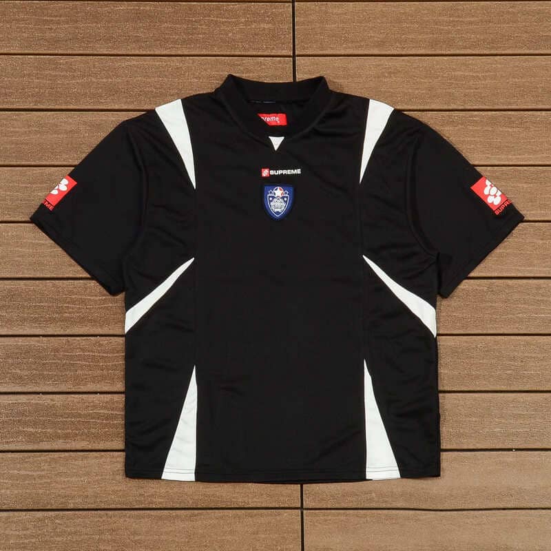Supreme Crest Soccer Jersey Black
