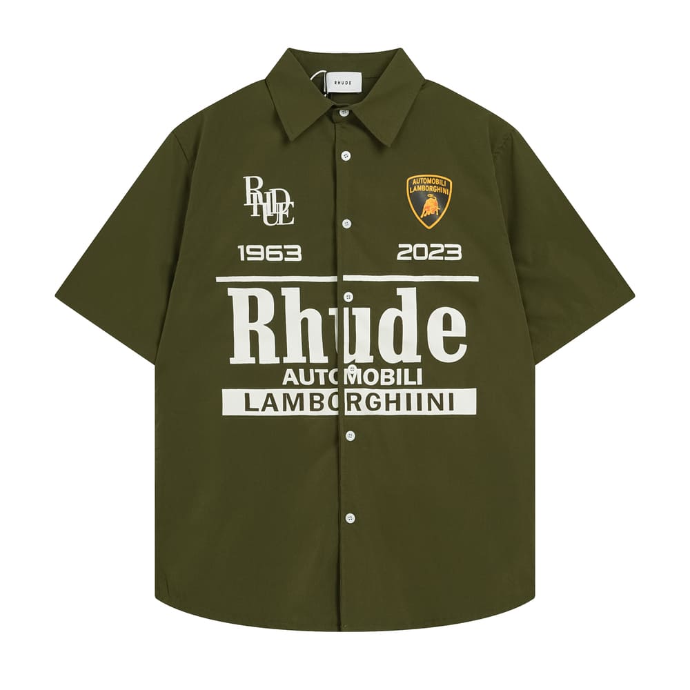 Rhude x Lamborghini Green T-Shirt