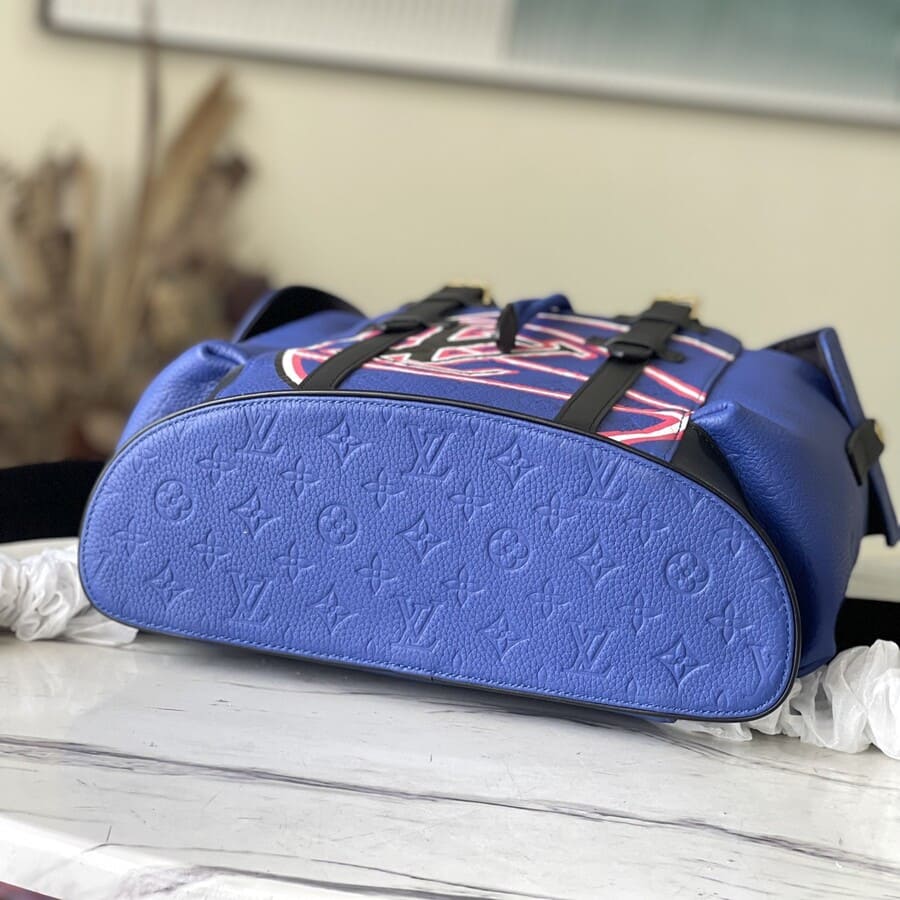 Louis Vuitton X NBA Christopher MM Blue Backpack