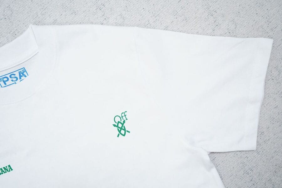 Camiseta Off-White x Daily Paper x Surf Ghana White
