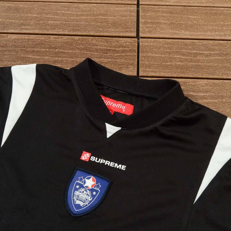 Supreme Crest Soccer Jersey Black