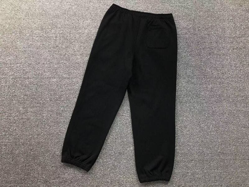 Supreme Satin Appliqué Trousers Black