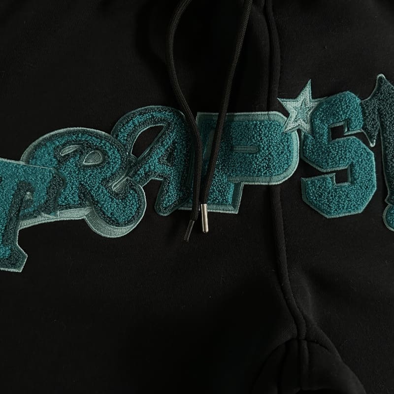 Trapstar Wildcard Chenille BlueBlack Set