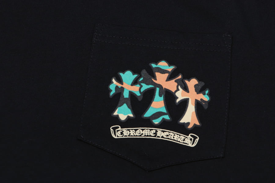 Camiseta Chrome Hearts Cemetery Cross Logo