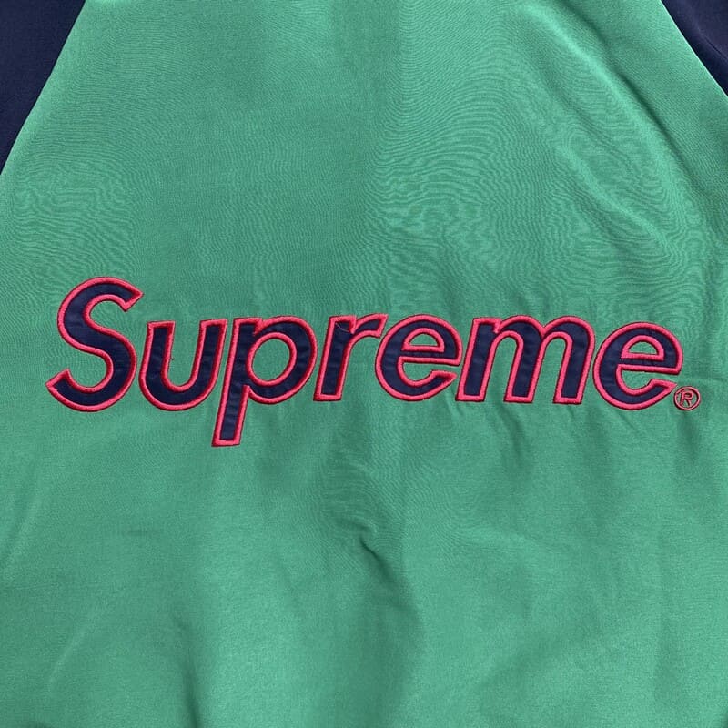 Supreme x New York Yankees Green Jacket