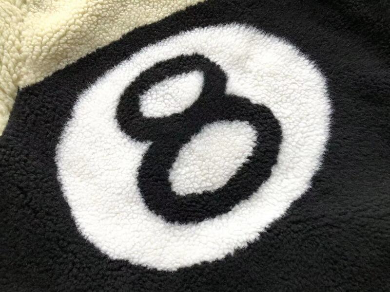 Stussy 8 Ball Reversible Sherpa Jacket
