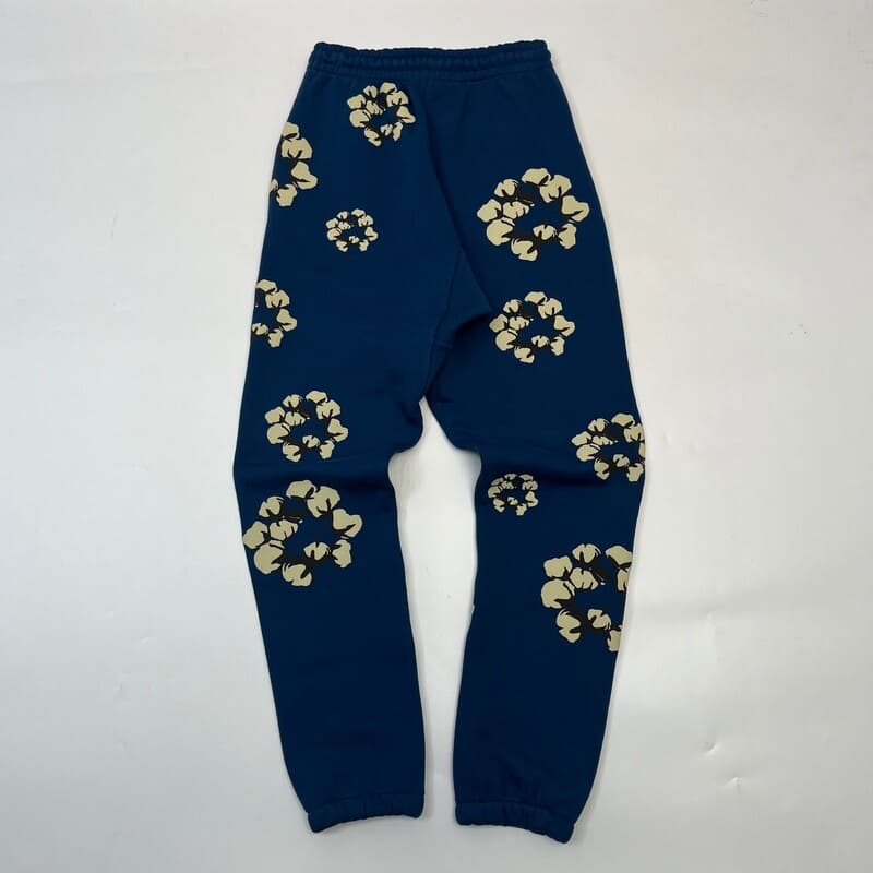 Denim Tears Wreath x CPFM Navy Blue Jeans