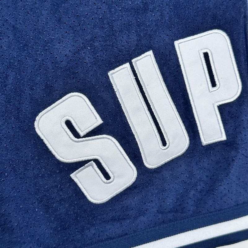 Supreme Ultrasuede Shorts Blue