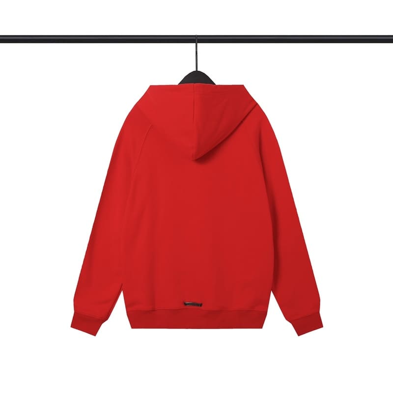 Chrome Hearts 3 Cross Red Hoodie