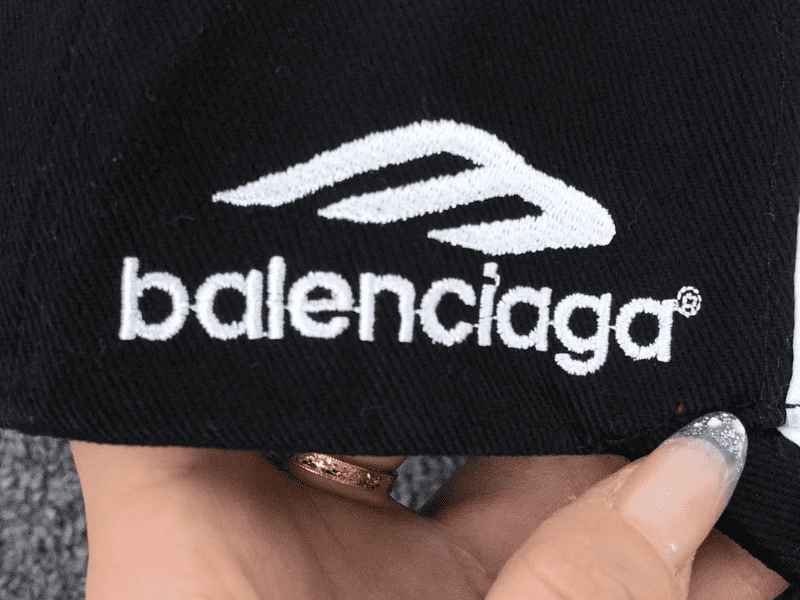 Balenciaga Paris Soccer Cap Black