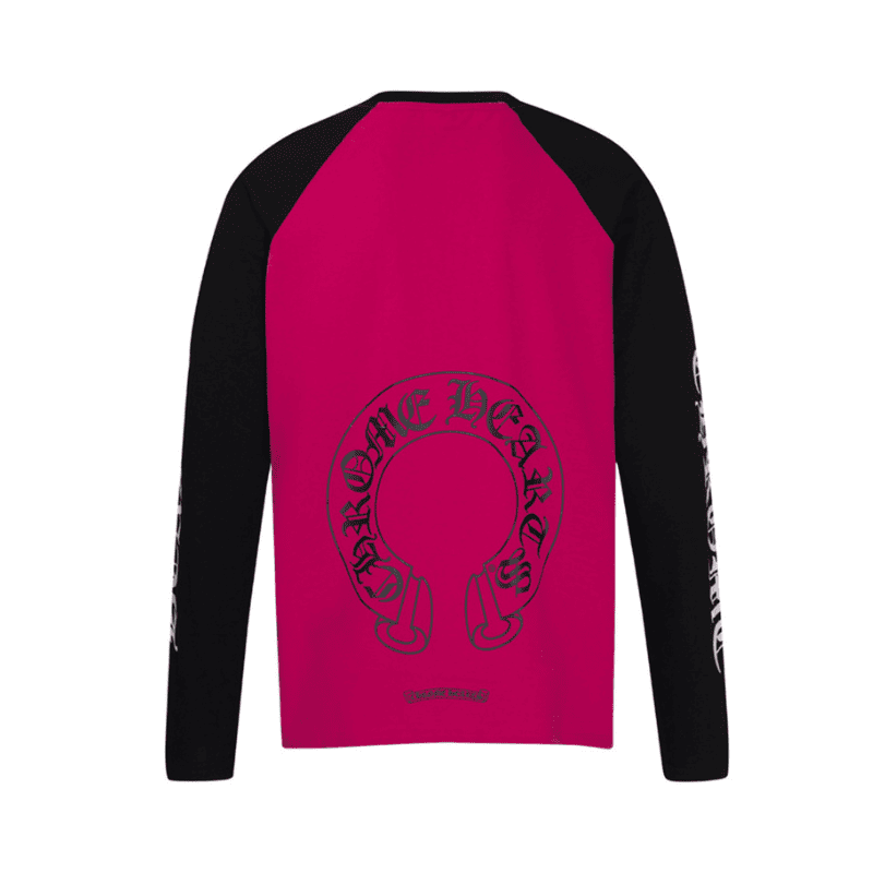 Chrome Hearts Pink/Black Horseshoe Baseball Cap