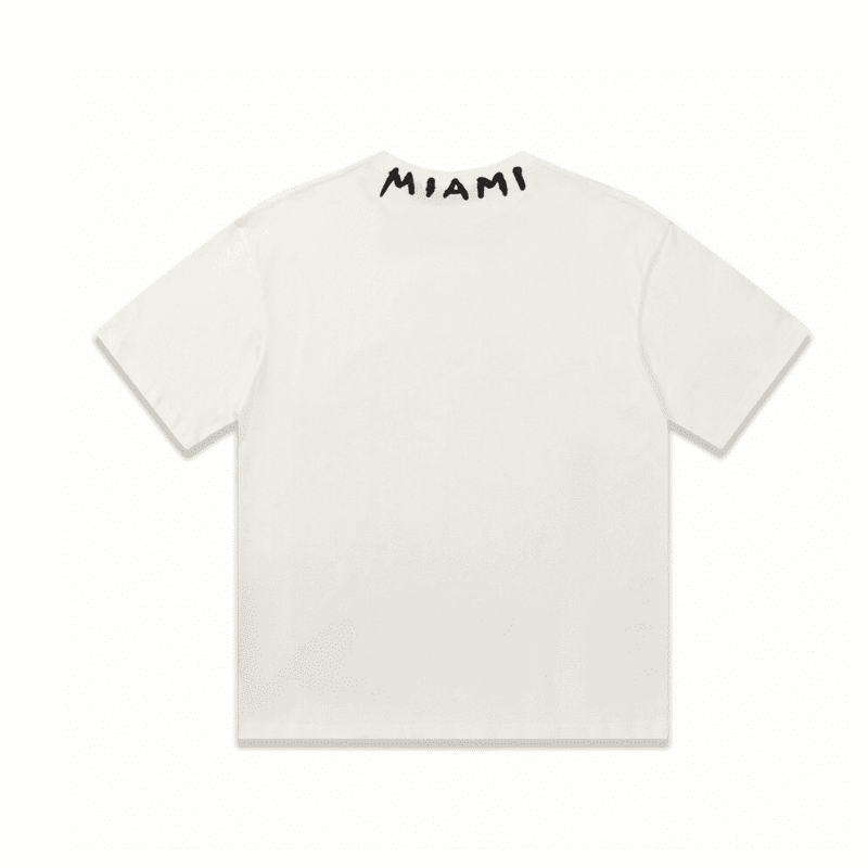 Palm Angels Miami White Cream T-Shirt