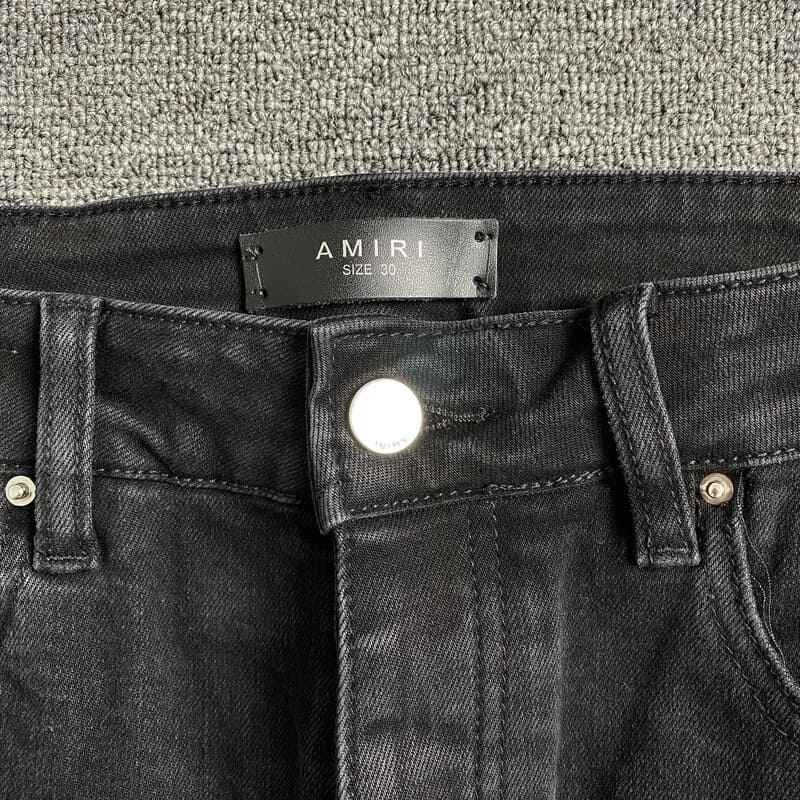 Amiri Jeans Black/Red Logo