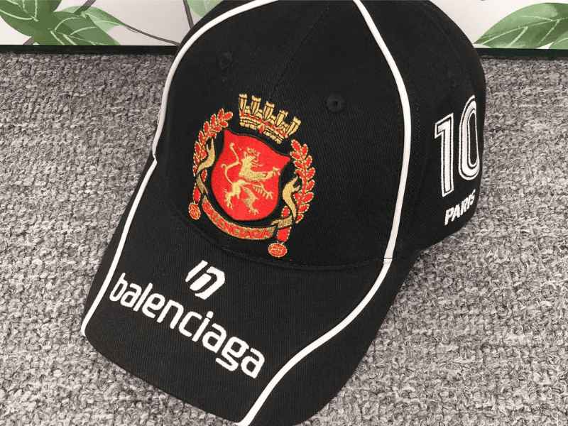 Balenciaga Paris Soccer Cap Black