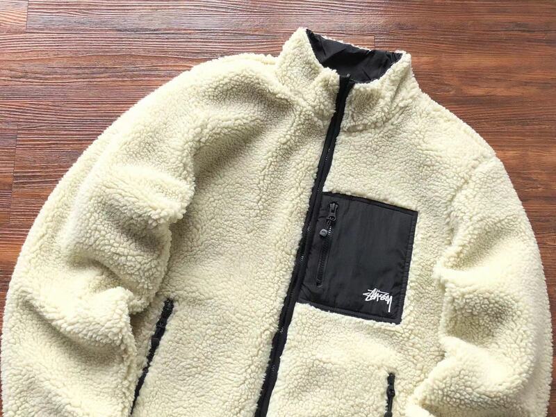 Stussy 8 Ball Reversible Sherpa Jacket