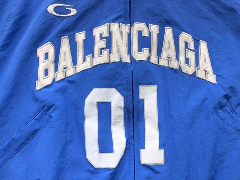 Balenciaga Blue Jersey Jacket