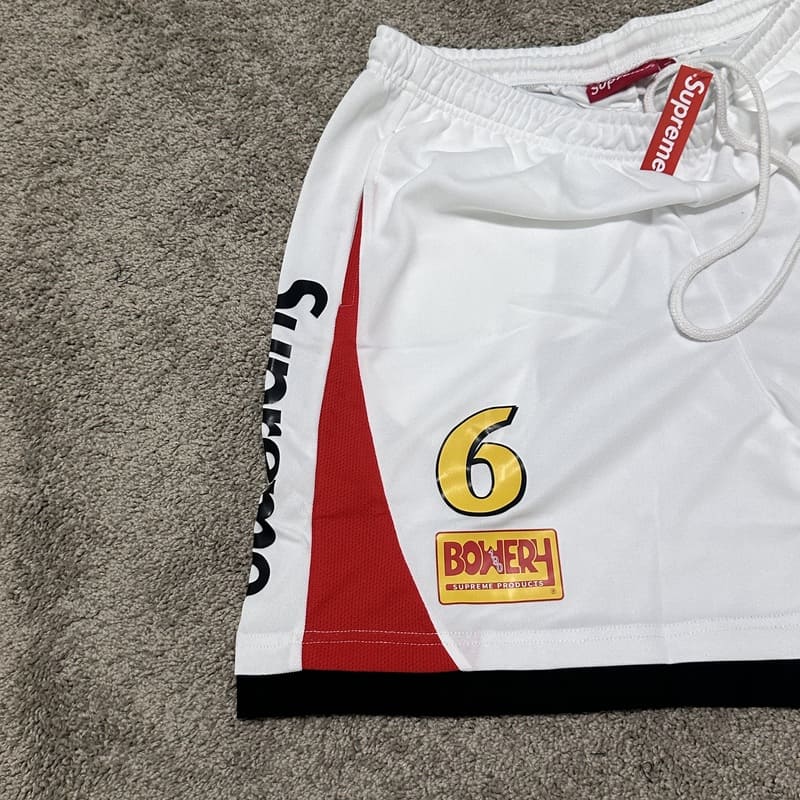 Supreme Hooded Soccer Set White
