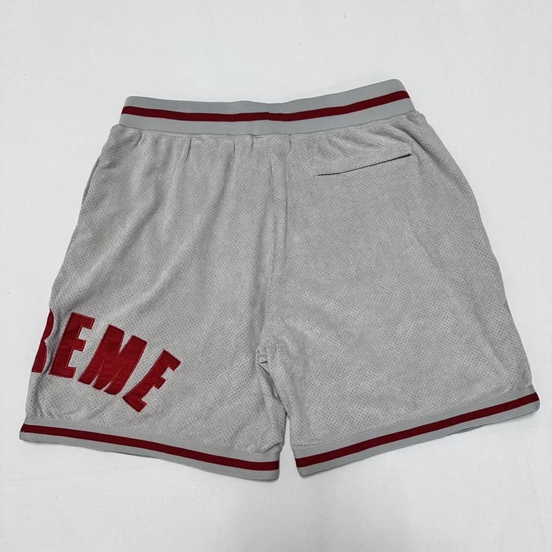 Supreme Ultrasuede Gray Shorts