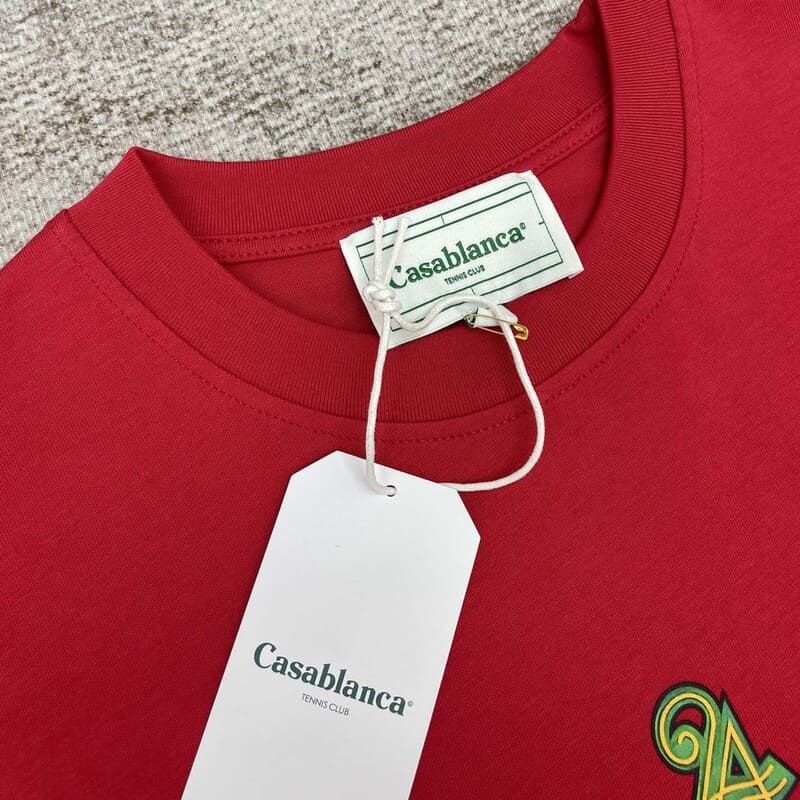 Camiseta Casablanca Casa Crest Vermelha