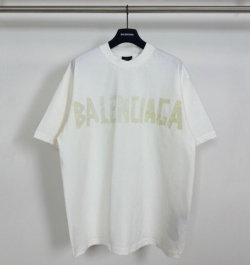 Balenciaga Tape Type T-Shirt White