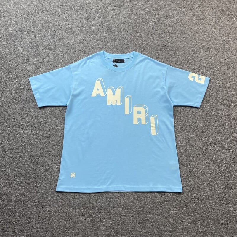 Amiri Blue Hockey Skater T-Shirt