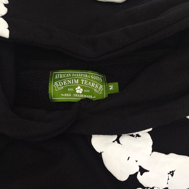 Denim Tears The Cotton Wreath Black Sweatshirt