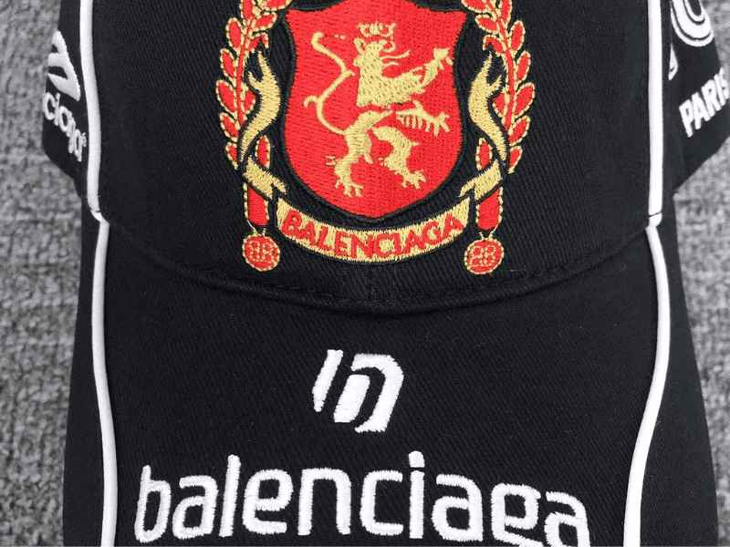 Balenciaga Paris Soccer Cap Black