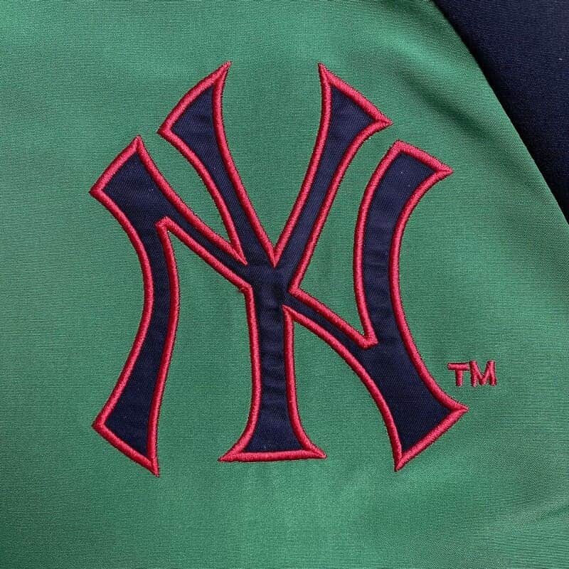 Supreme x New York Yankees Green Jacket