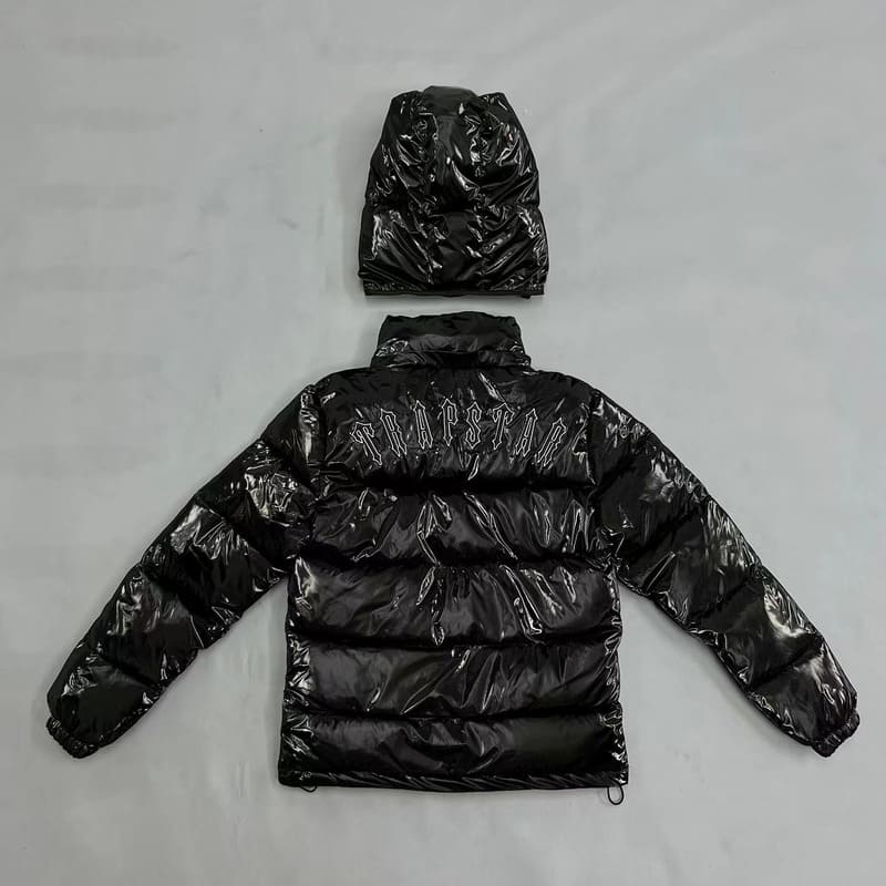 Trapstar Shiny Irongate Detachable Hooded Puffer Jacket