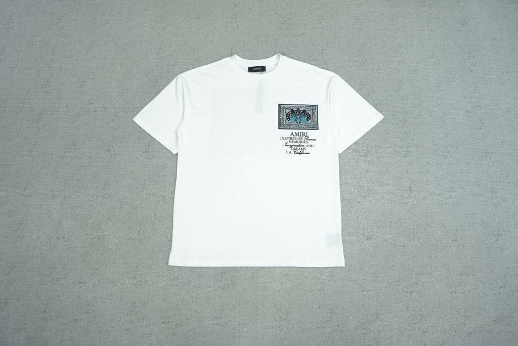 Amiri Ma Bandana White T-Shirt