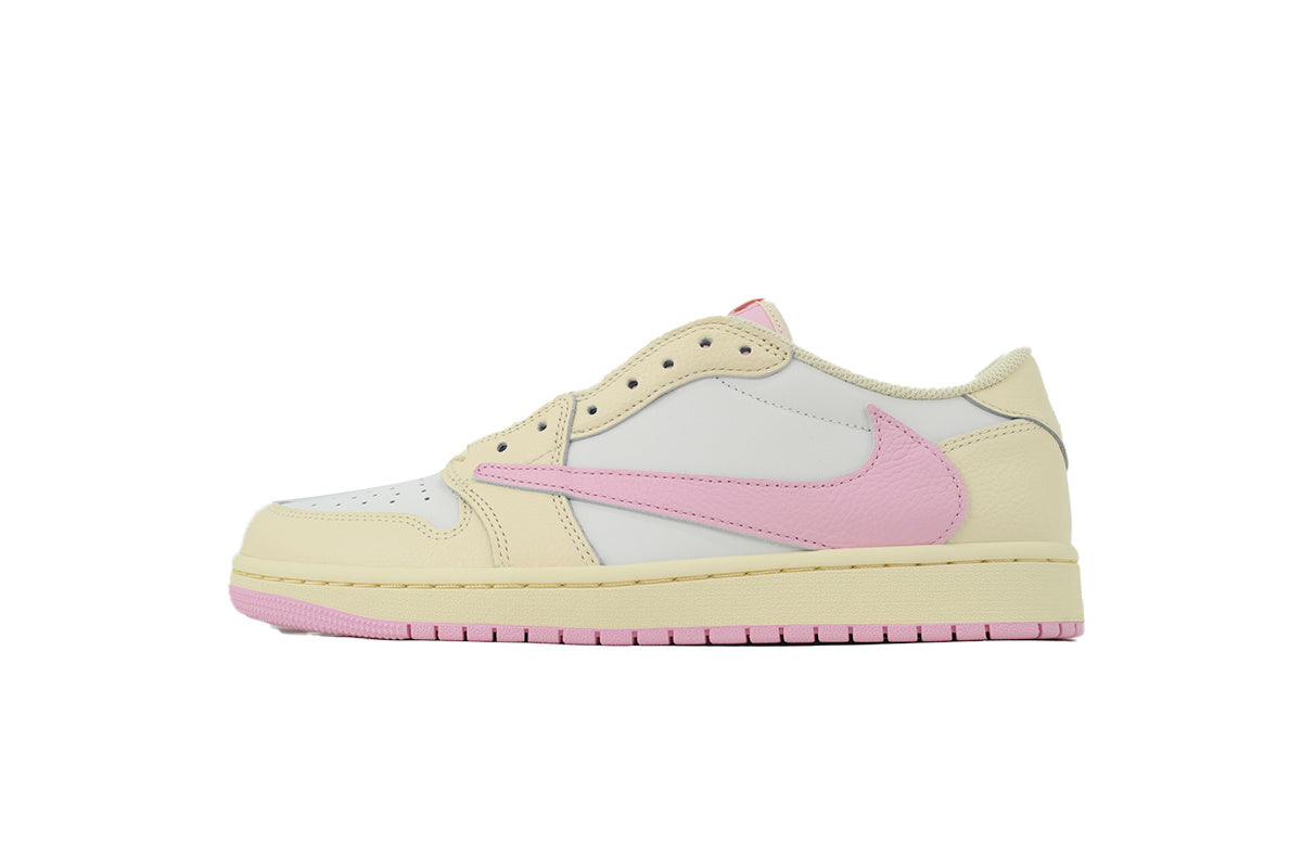 Travis Scott x Air Jordan 1 Low Reverse Hook Powder