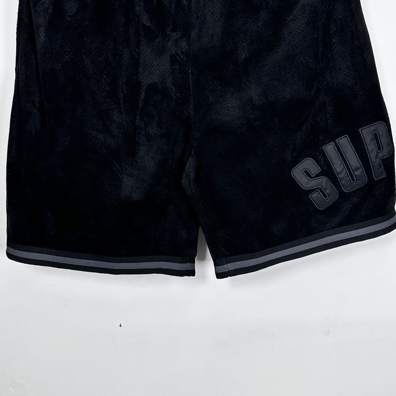 Supreme Ultrasuede Shorts Black