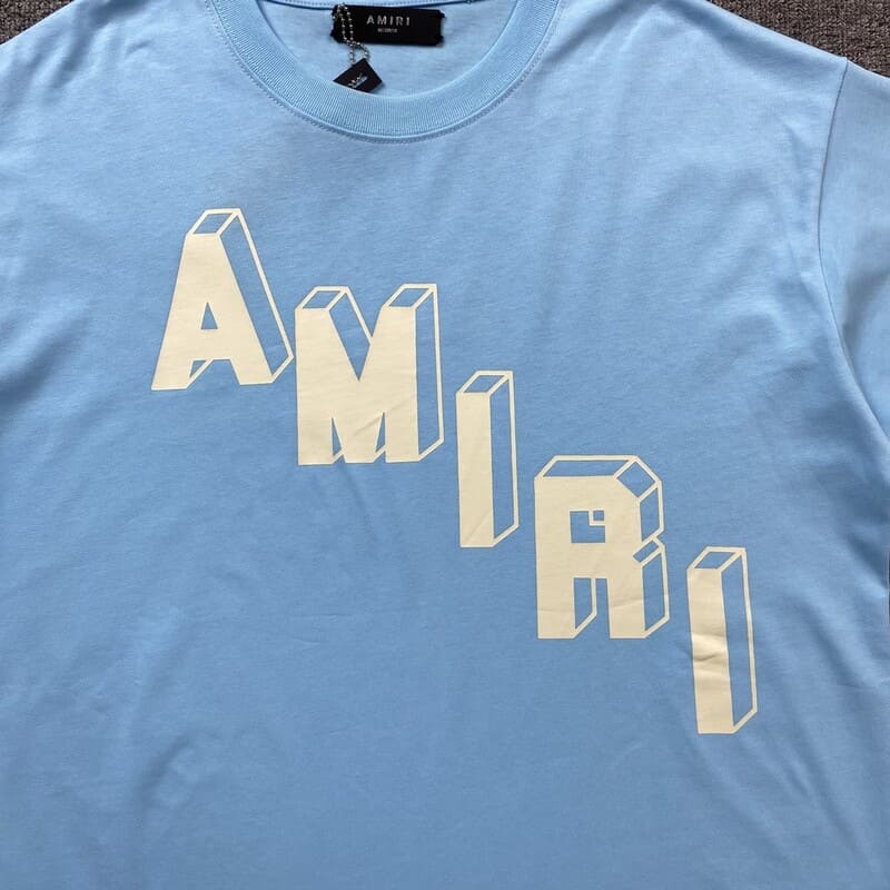 Amiri Blue Hockey Skater T-Shirt