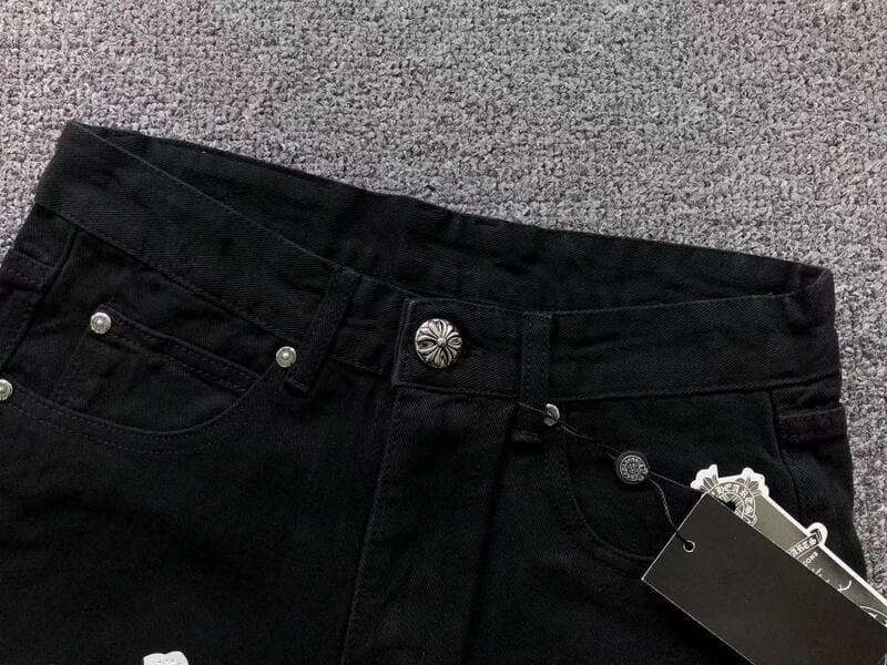 Chrome Hearts Black Jeans