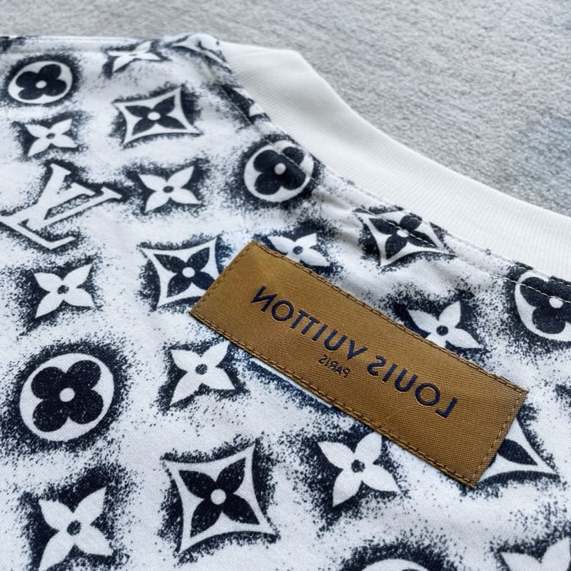 Louis Vuitton Monogram White Deep Black T-Shirt