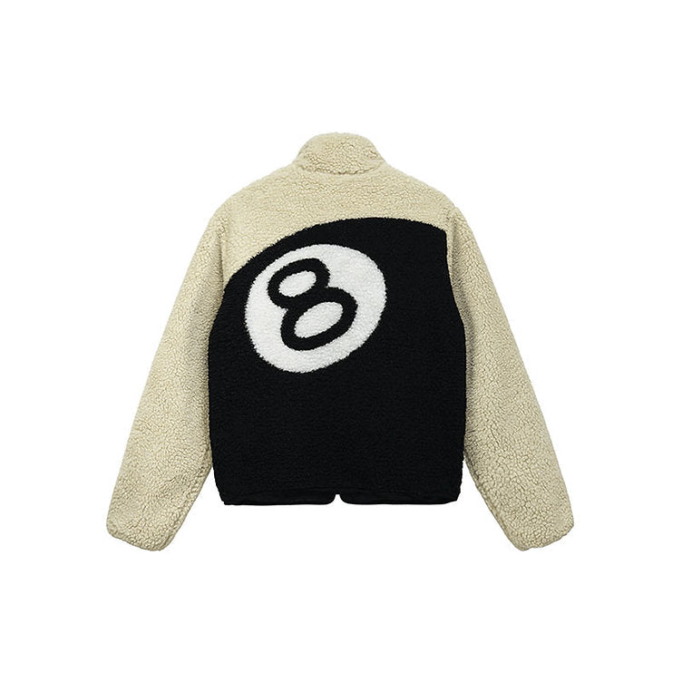 Stussy 8 Ball Reversible Sherpa Jacket