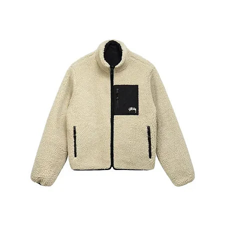 Stussy 8 Ball Reversible Sherpa Jacket