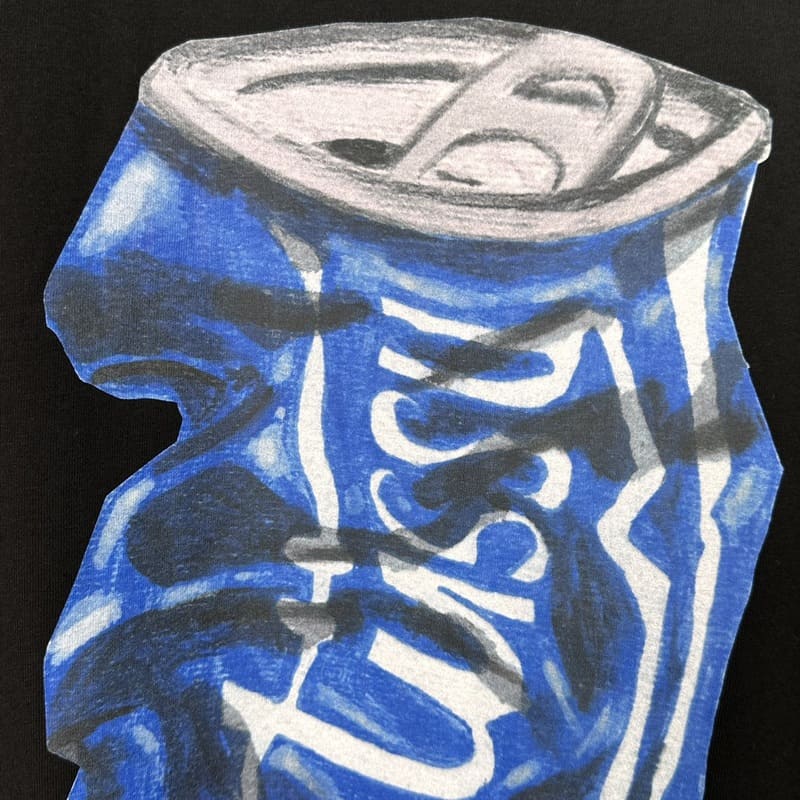 T-shirt Stussy Soda Can Black