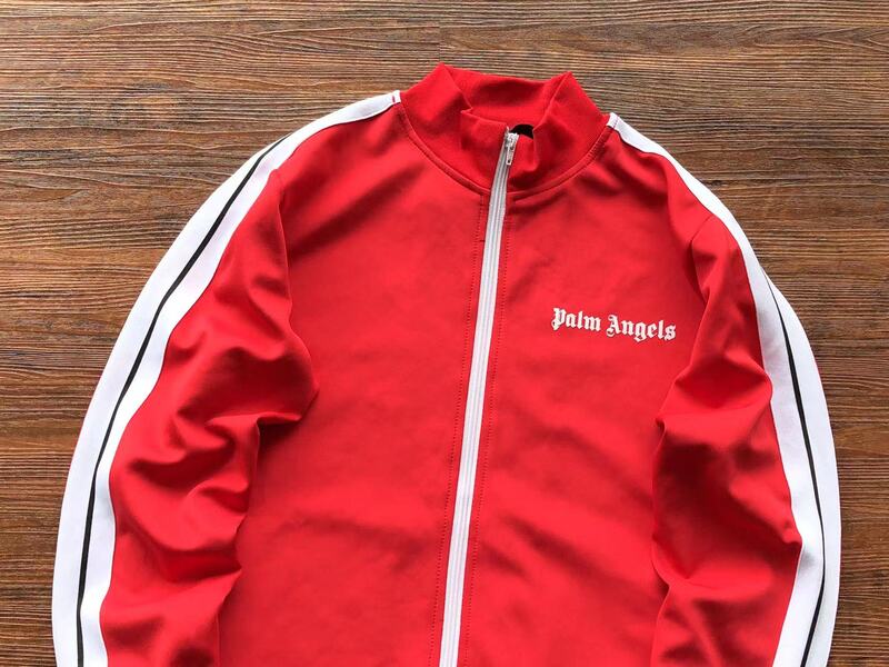 Palm Angels Logo Tracksuit Red