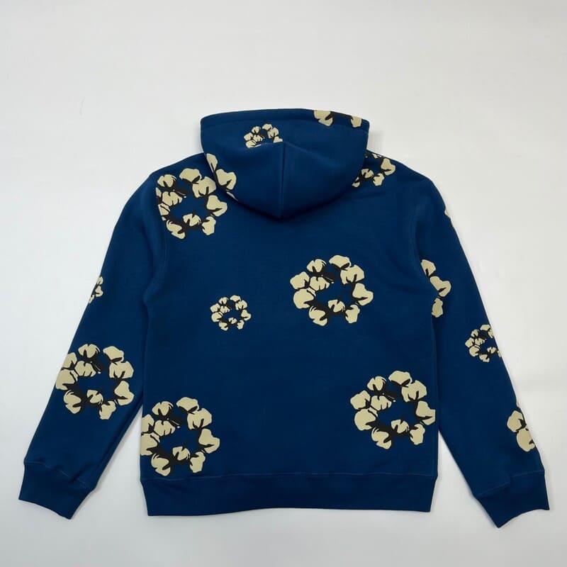 Denim Tears x CPFM Wreath Navy Blue Sweatshirt