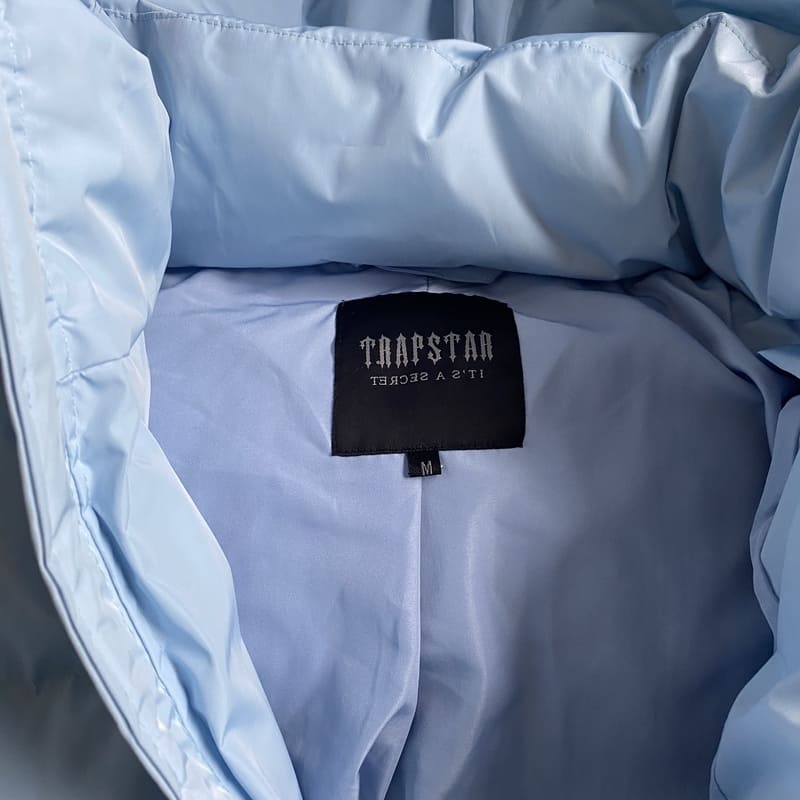 Trapstar Detachable Puffer Jacket Ice Blue
