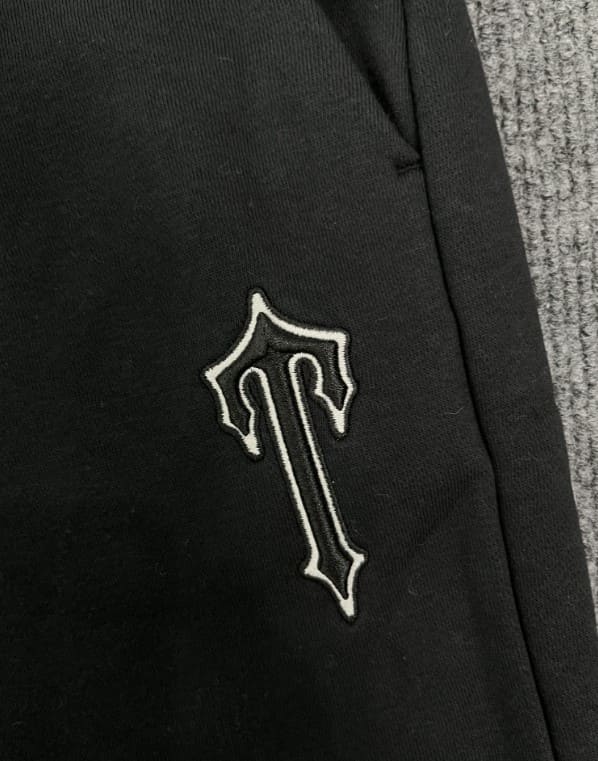 Trapstar V Stripe Hoodie Tracksuit Black