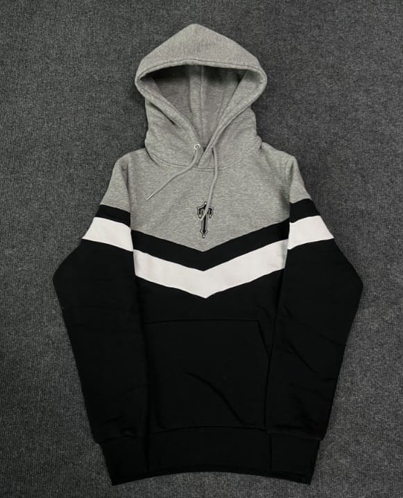 Trapstar V Stripe Hoodie Tracksuit Black