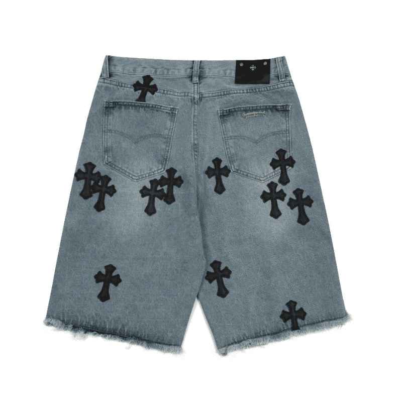 Chrome Hearts Cross Denim Shorts