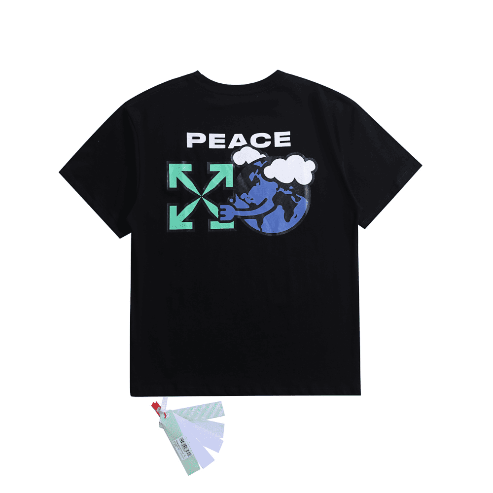 Off-White Peace Worldwide Black T-Shirt