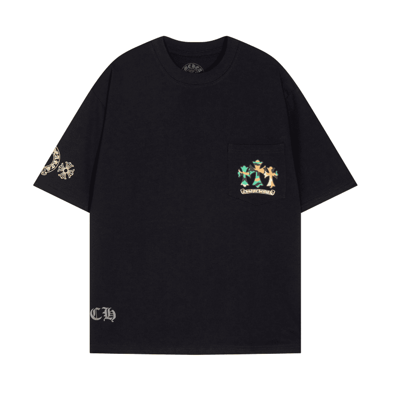 Chrome Hearts Cemetery Cross Logo T-shirt