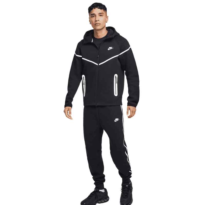 Nike Tech Fleece Tracksuit Black (Reflective)