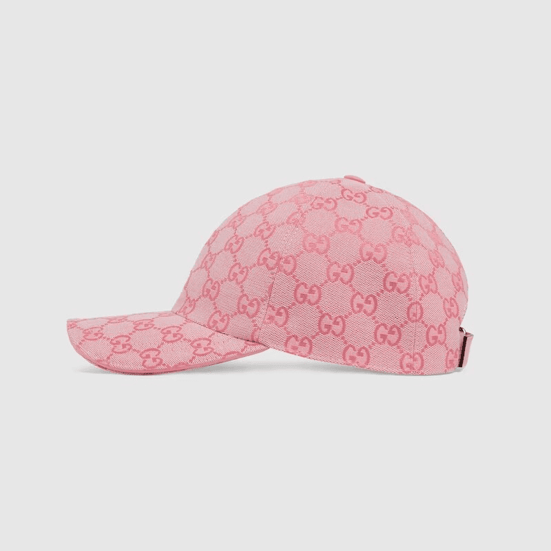 Gucci Pink GG Canvas Cap