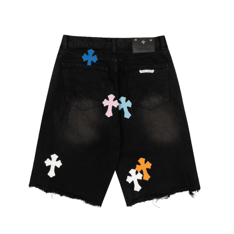 Chrome Hearts Colours Cross Bermuda Jeans