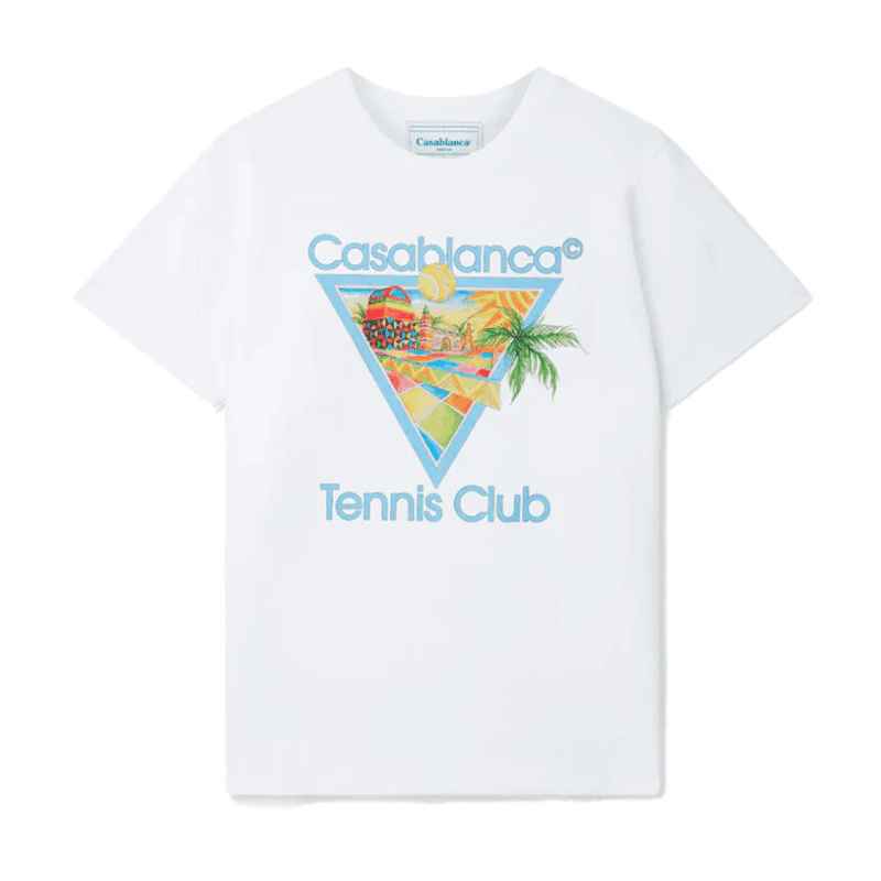 Casablanca Afro Cubism Tennis Club T-Shirt